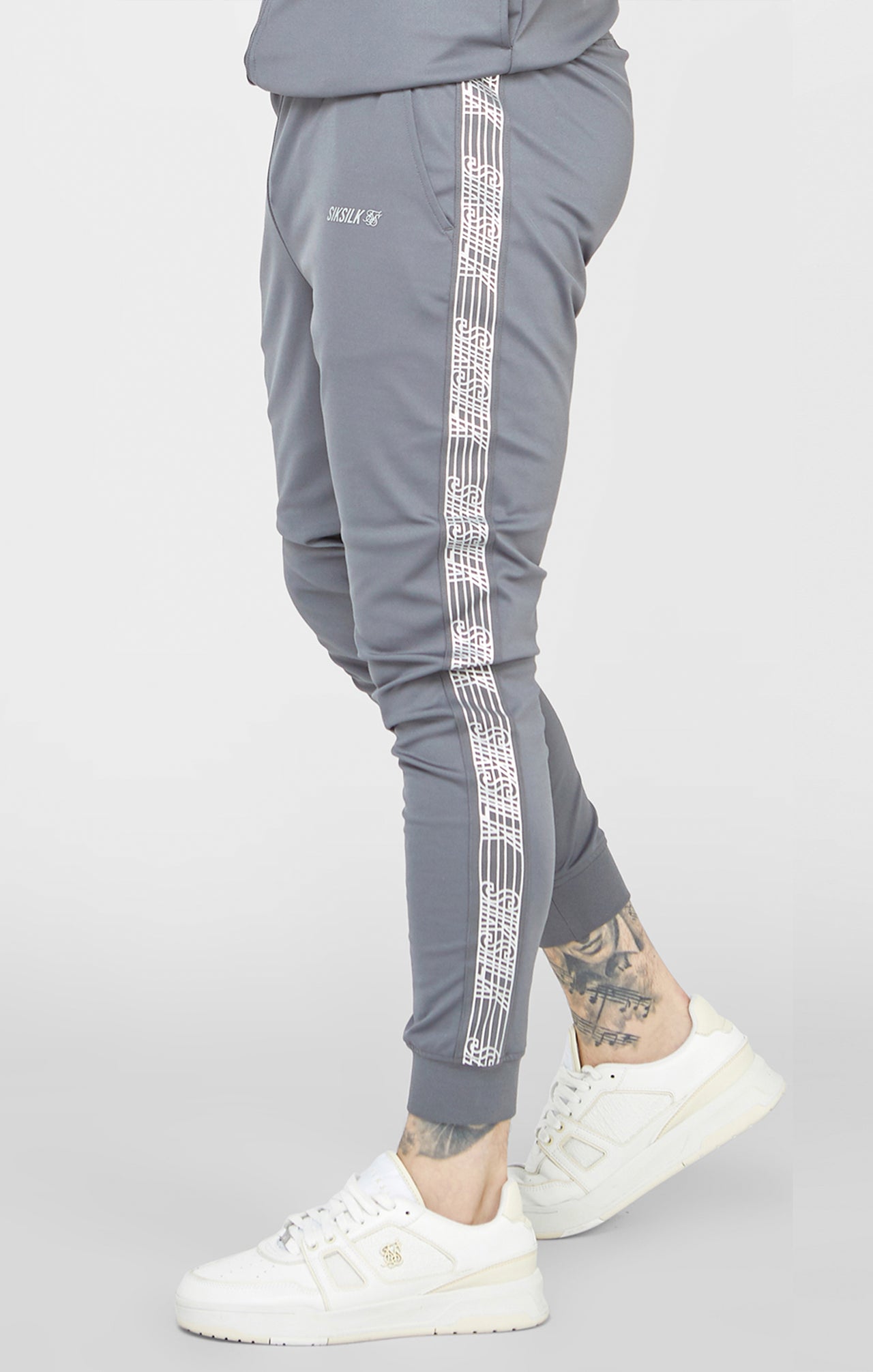 Grey Sports Cuffed Pant (2)
