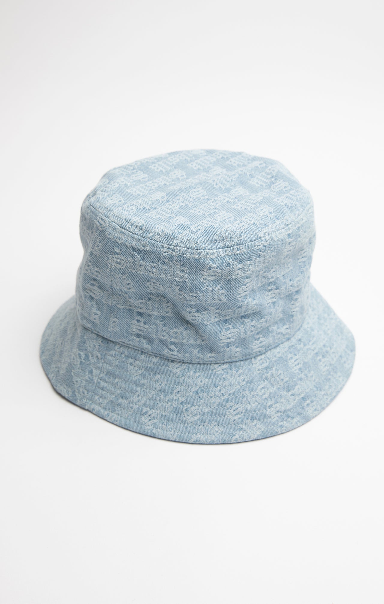 SikSilk Jacquard Denim Bucket Hat - Light Blue (1)