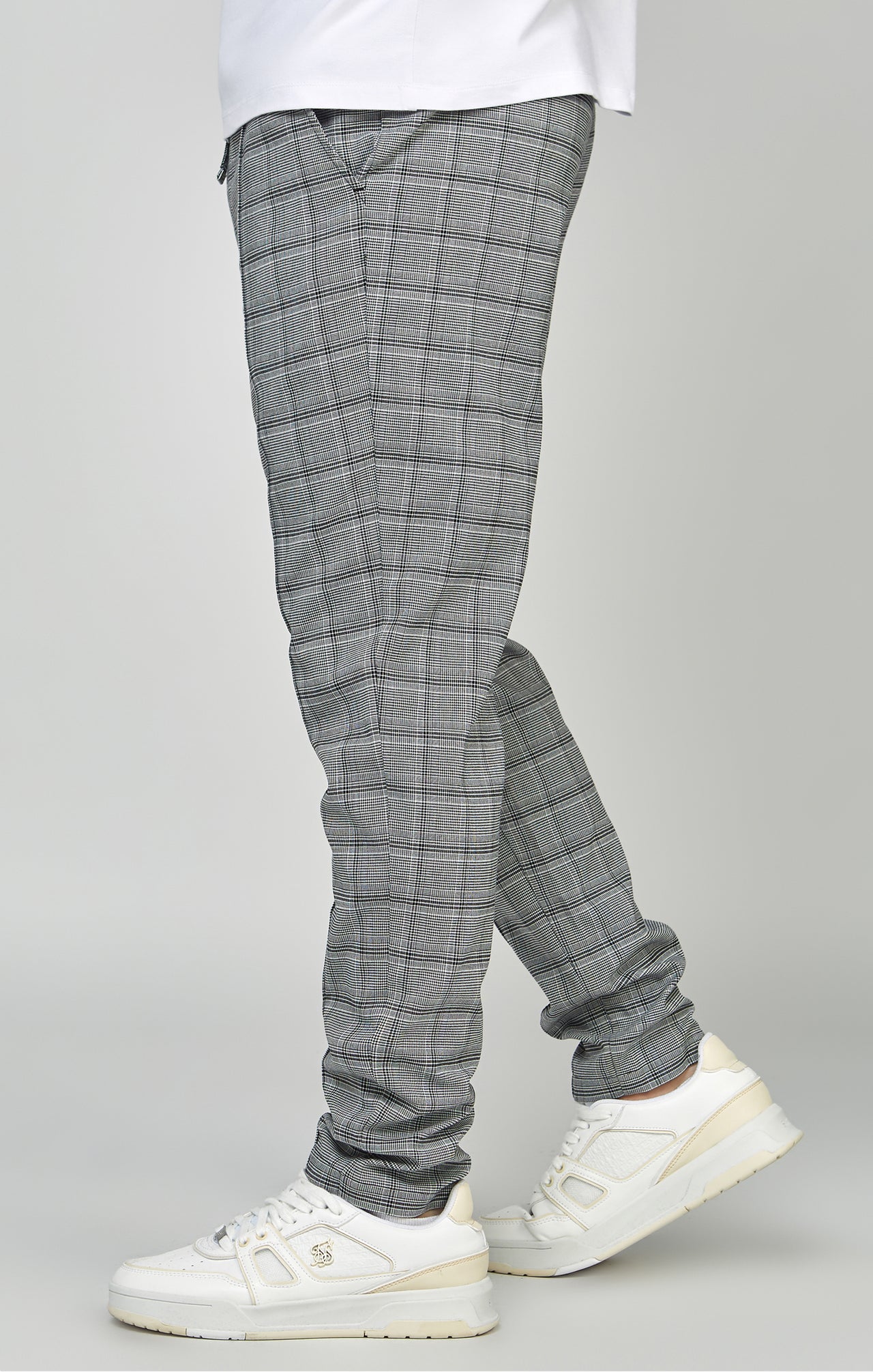Grey Tapered Fit Smart Woven Joggers (1)