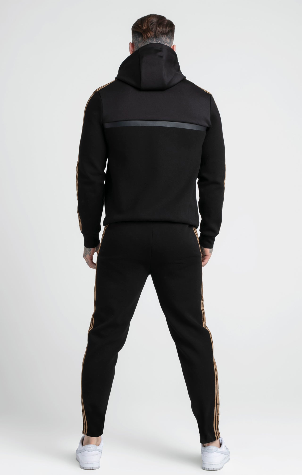 Black
                    
                         Gold Knitted Tape Track Pant (4)