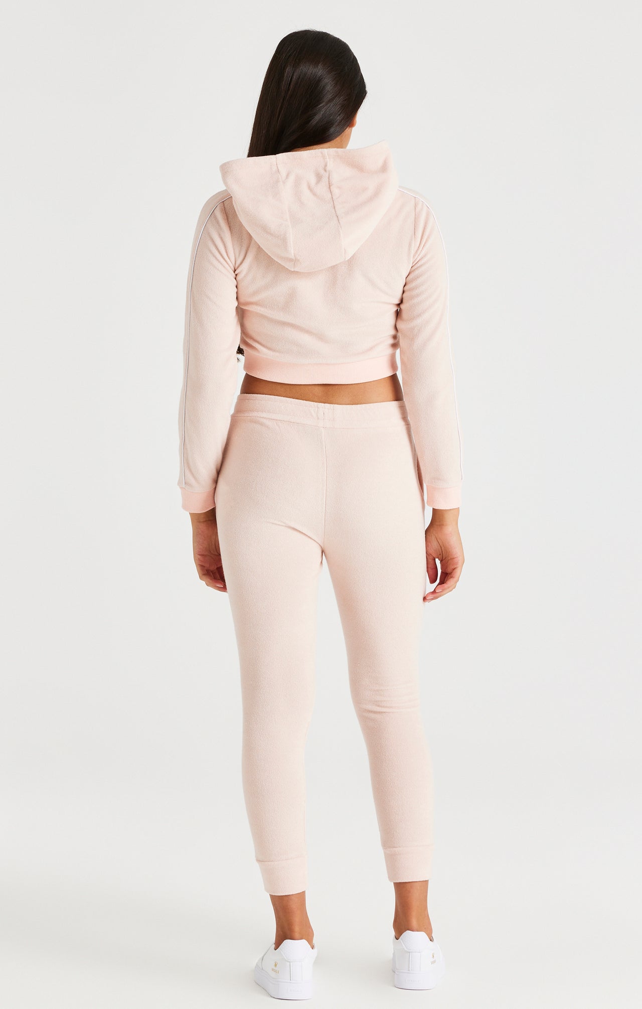 SikSilk Signature Towelling Cropped Hood - Pink (4)
