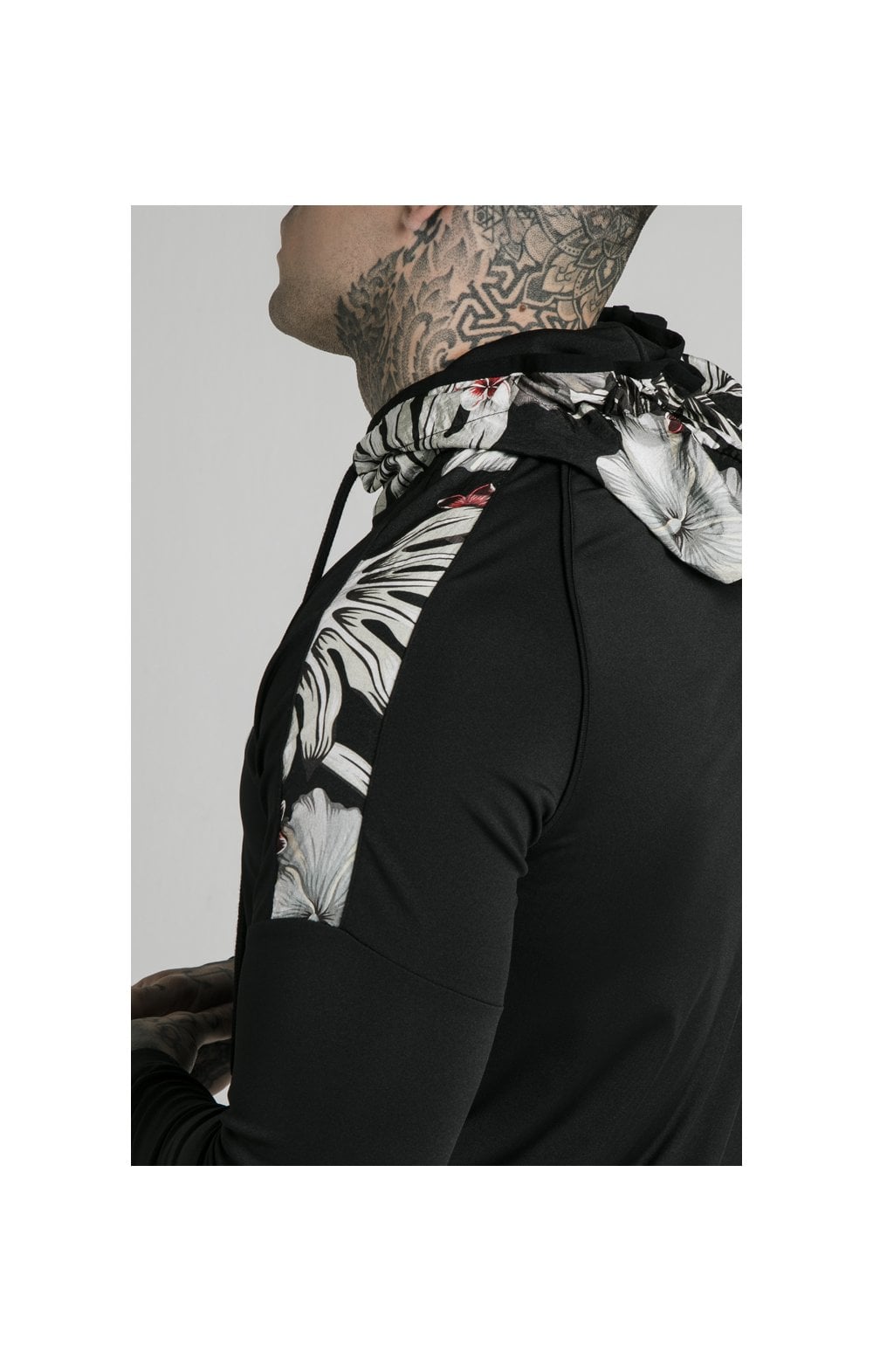 SikSilk Scope Zip Through Hoodie - Black (3)
