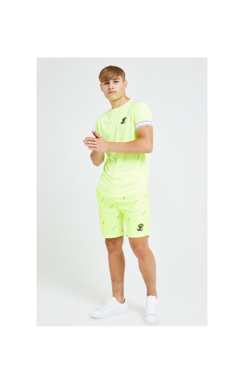 Illusive London Fade Panel Tech Tee - Neon Yellow (3)