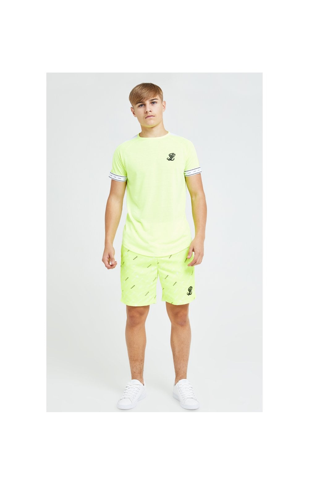 Illusive London Fade Panel Tech Tee - Neon Yellow (4)