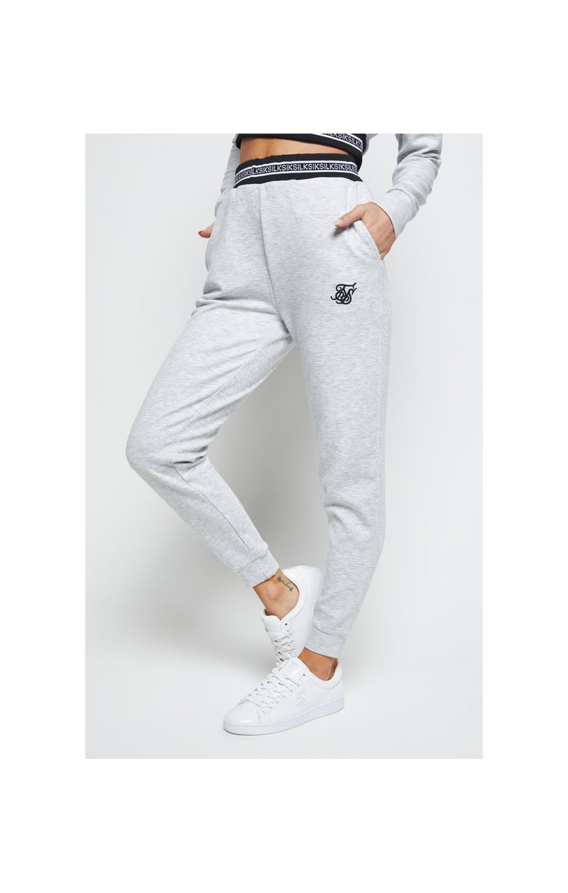 SikSilk Element Track Pants - Grey Marl
