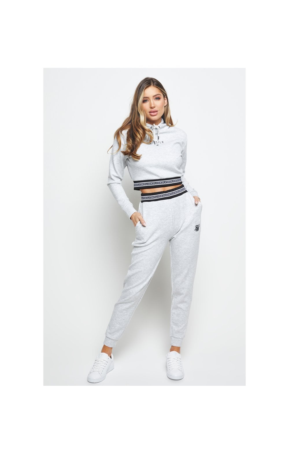 SikSilk Element Track Pants - Grey Marl (3)
