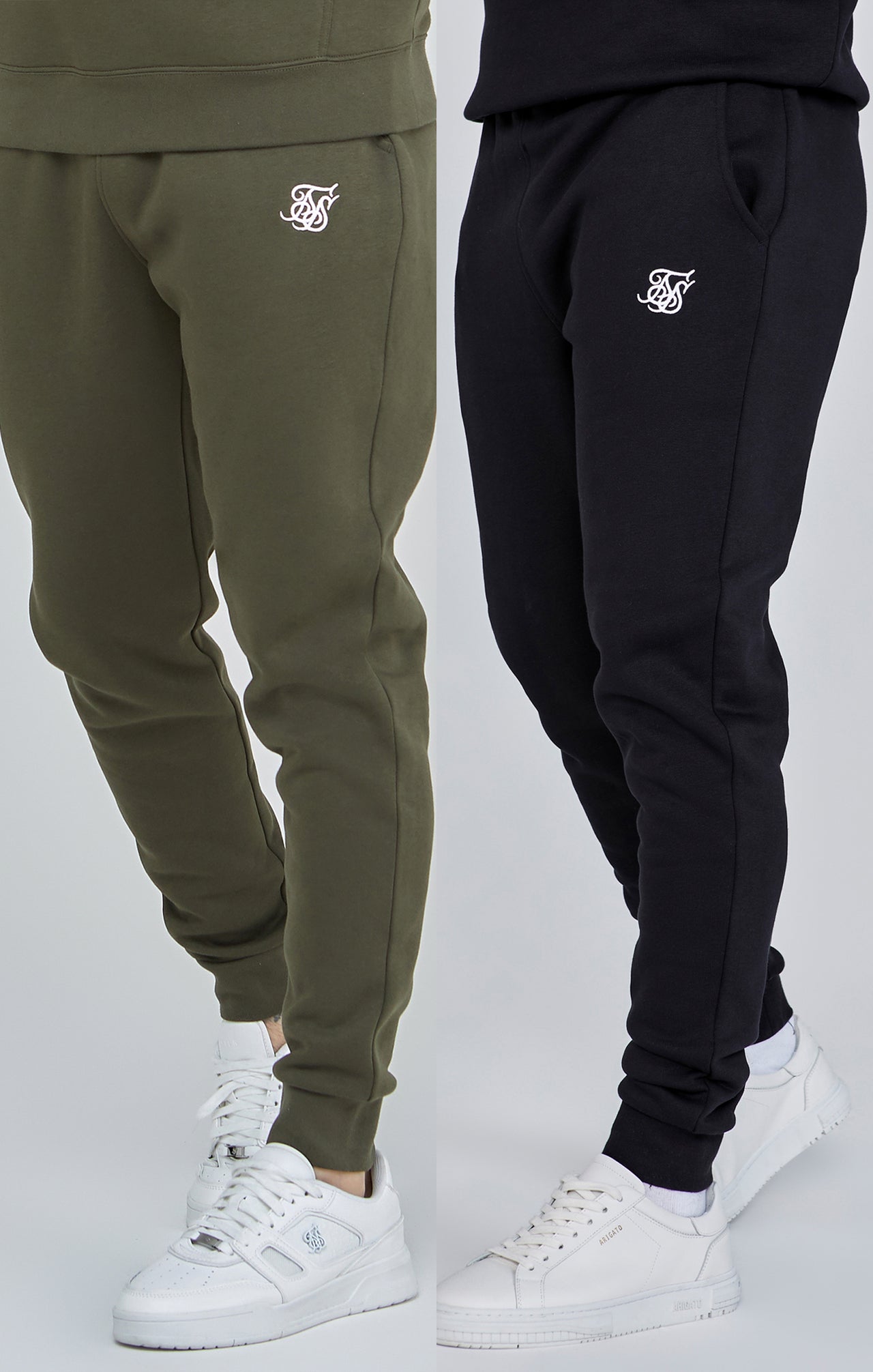 Essentials Joggers Bundle Khaki/Black