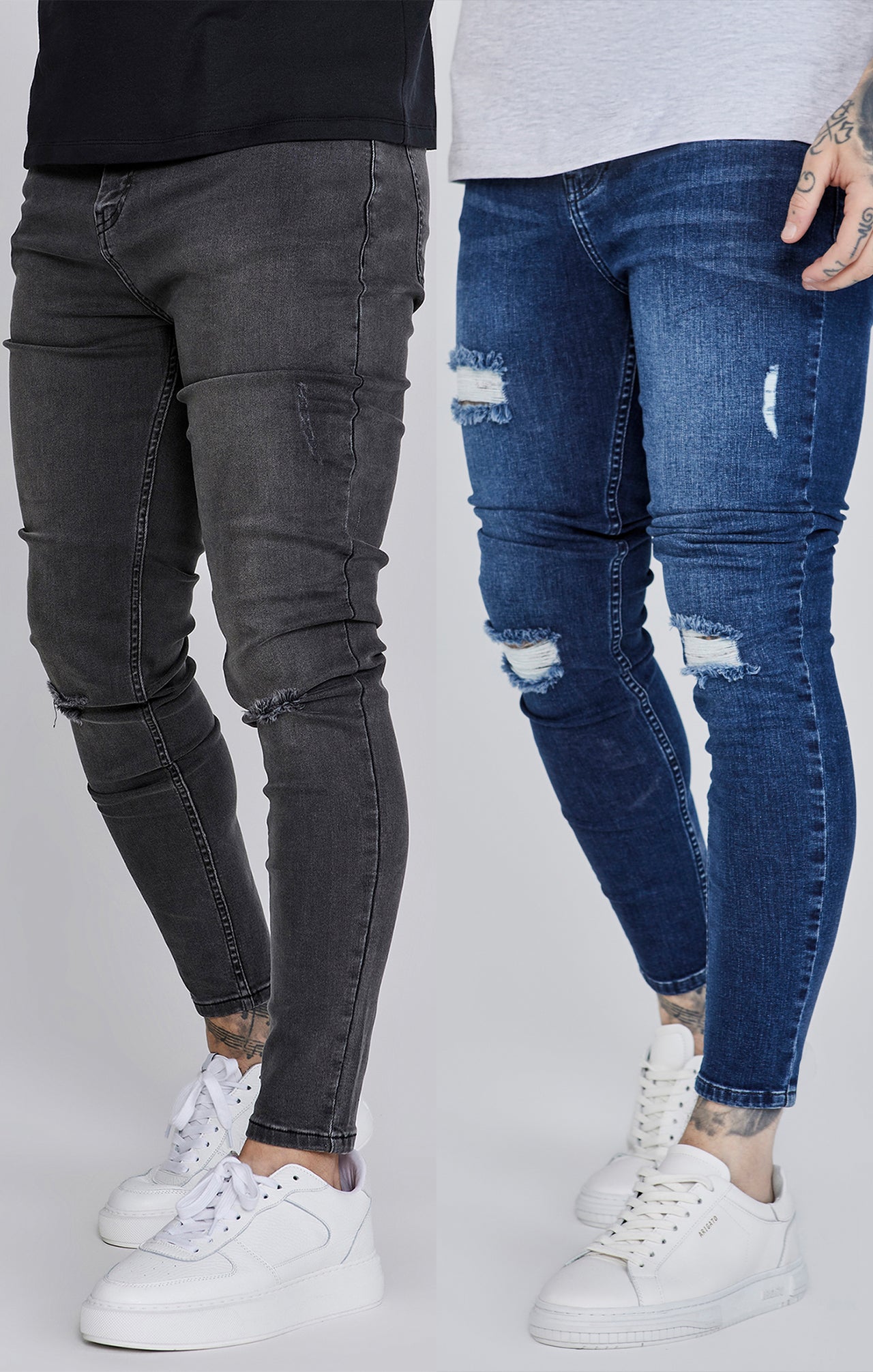 Skinny Jeans Bundle Grey/Blue