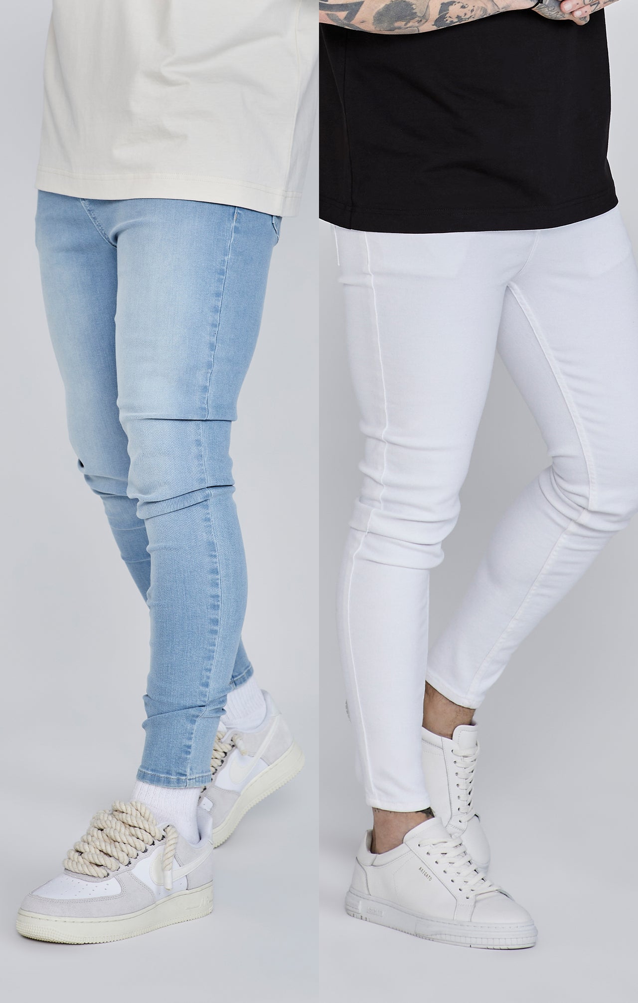 Skinny Jeans Bundle Blue/White