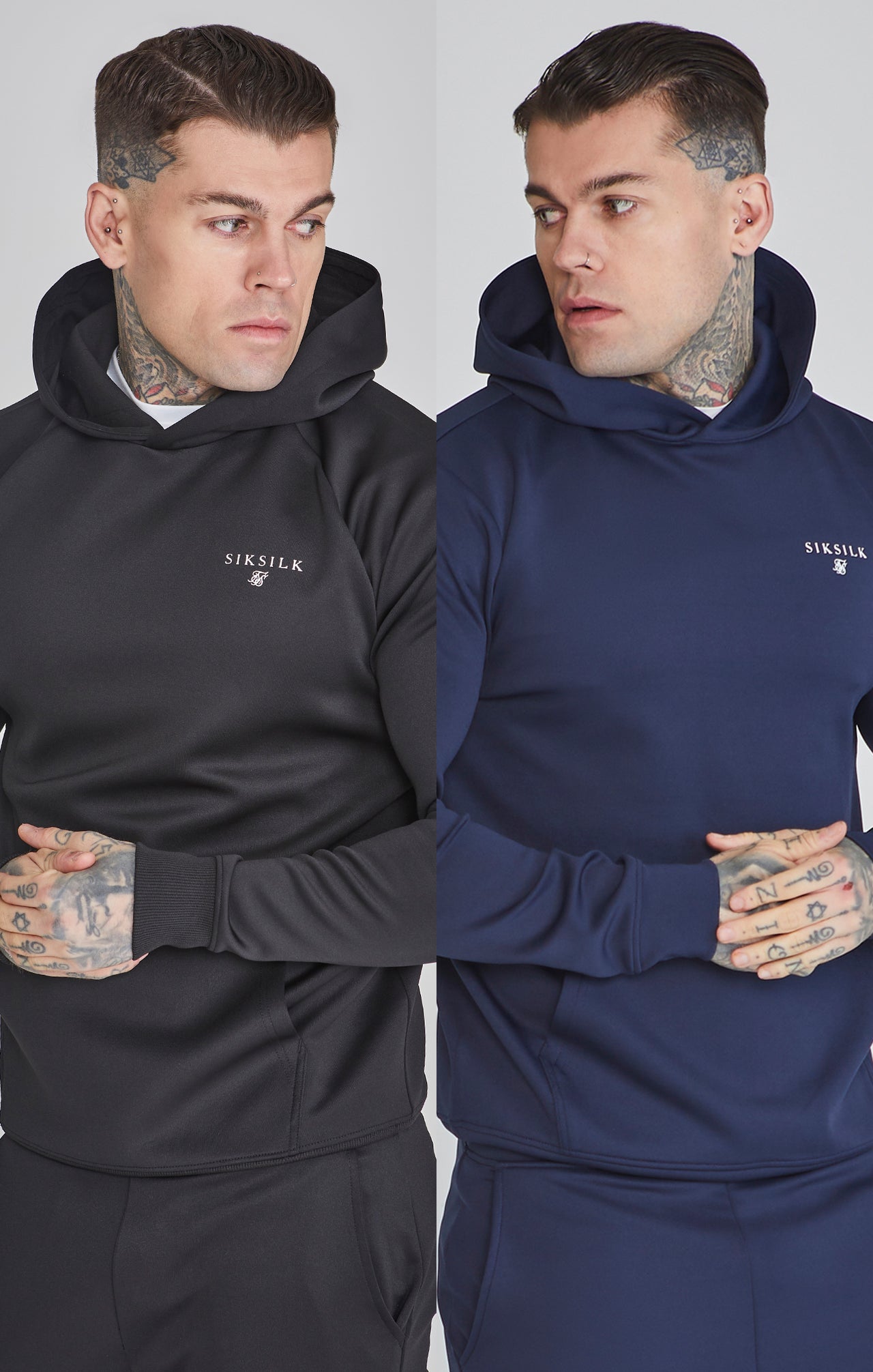 Essentials Poly Hoodie Bundle Black/Navy