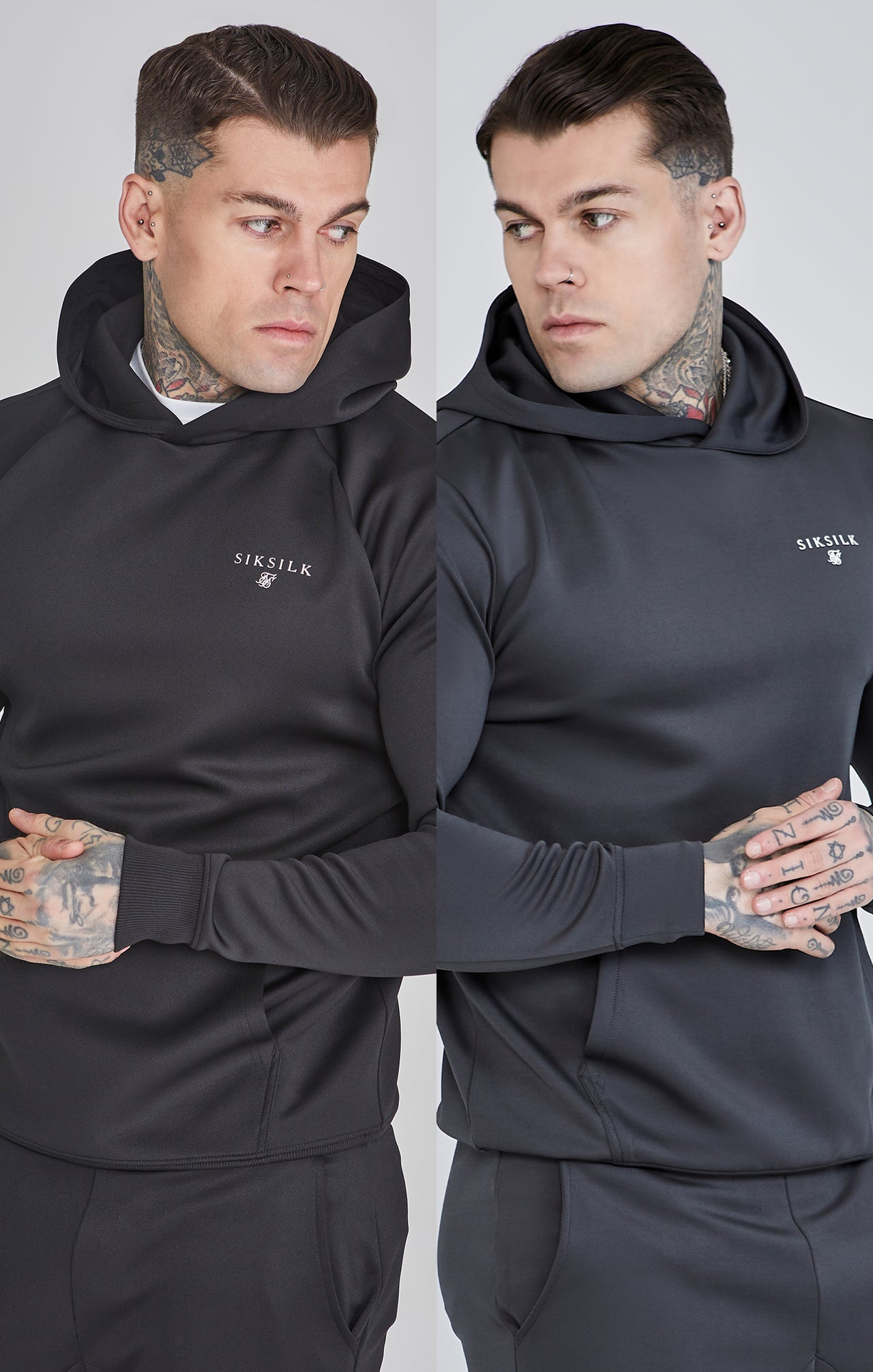 Essentials Poly Hoodie Bundle Black/Grey