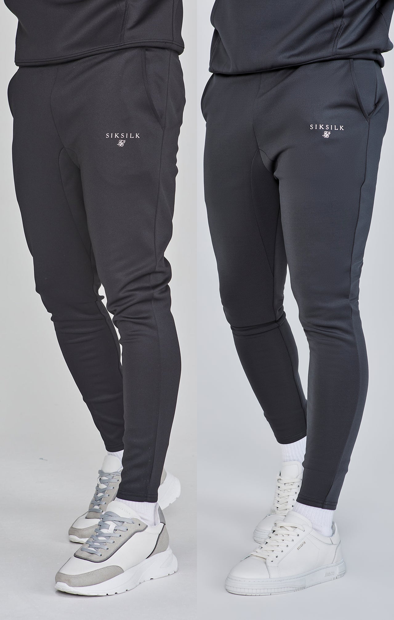 Essentials Poly Joggers Bundle Black/Grey