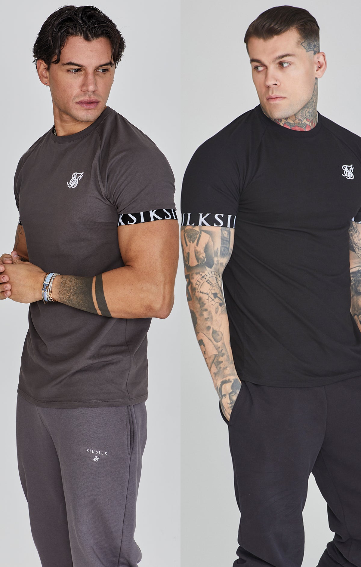Tech TShirt Bundle Black/Grey SikSilk UK