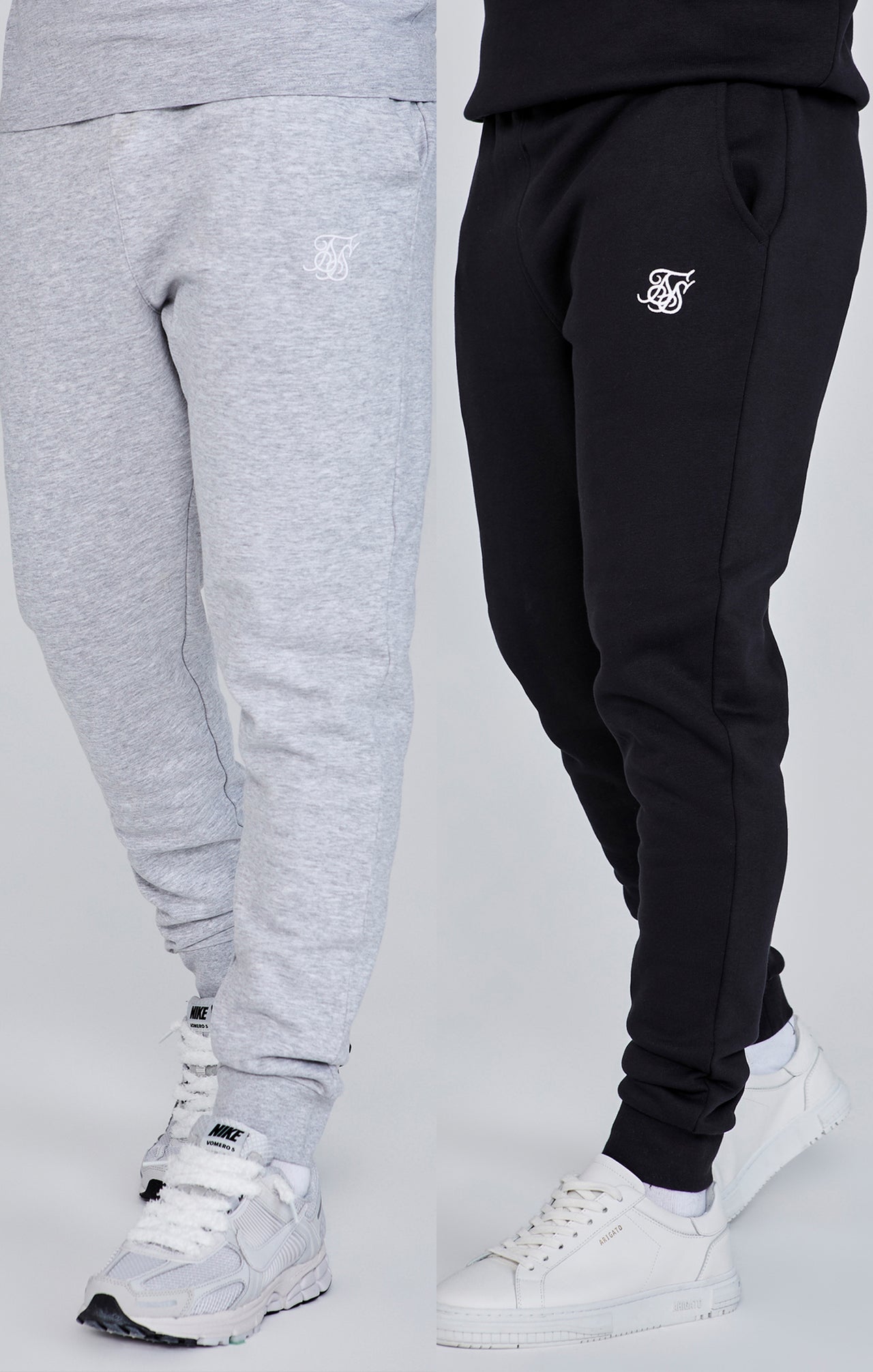 Essentials Joggers Bundle Grey Marl/Black