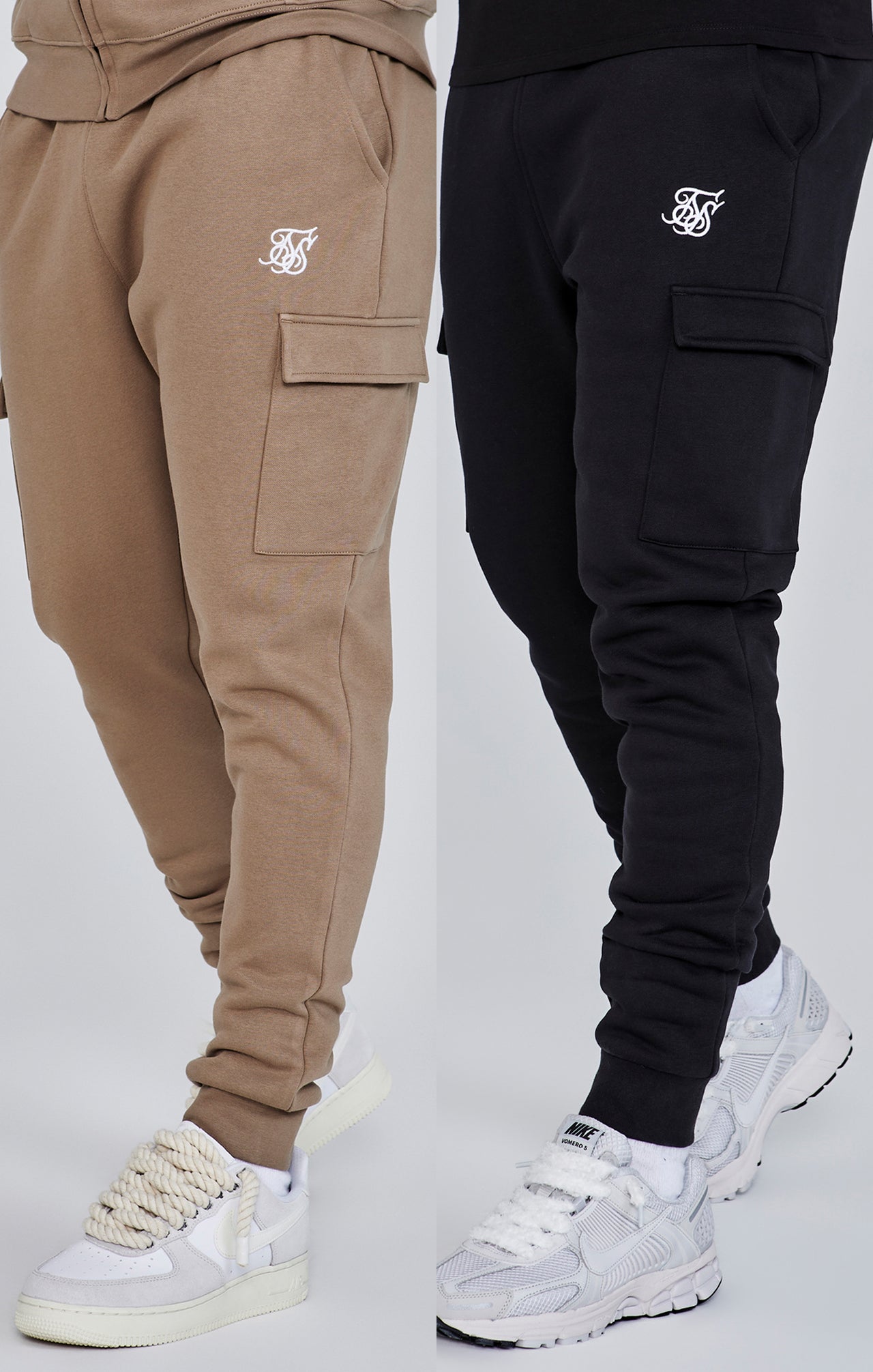 Essentials Cargo Joggers Bundle Brown/Black