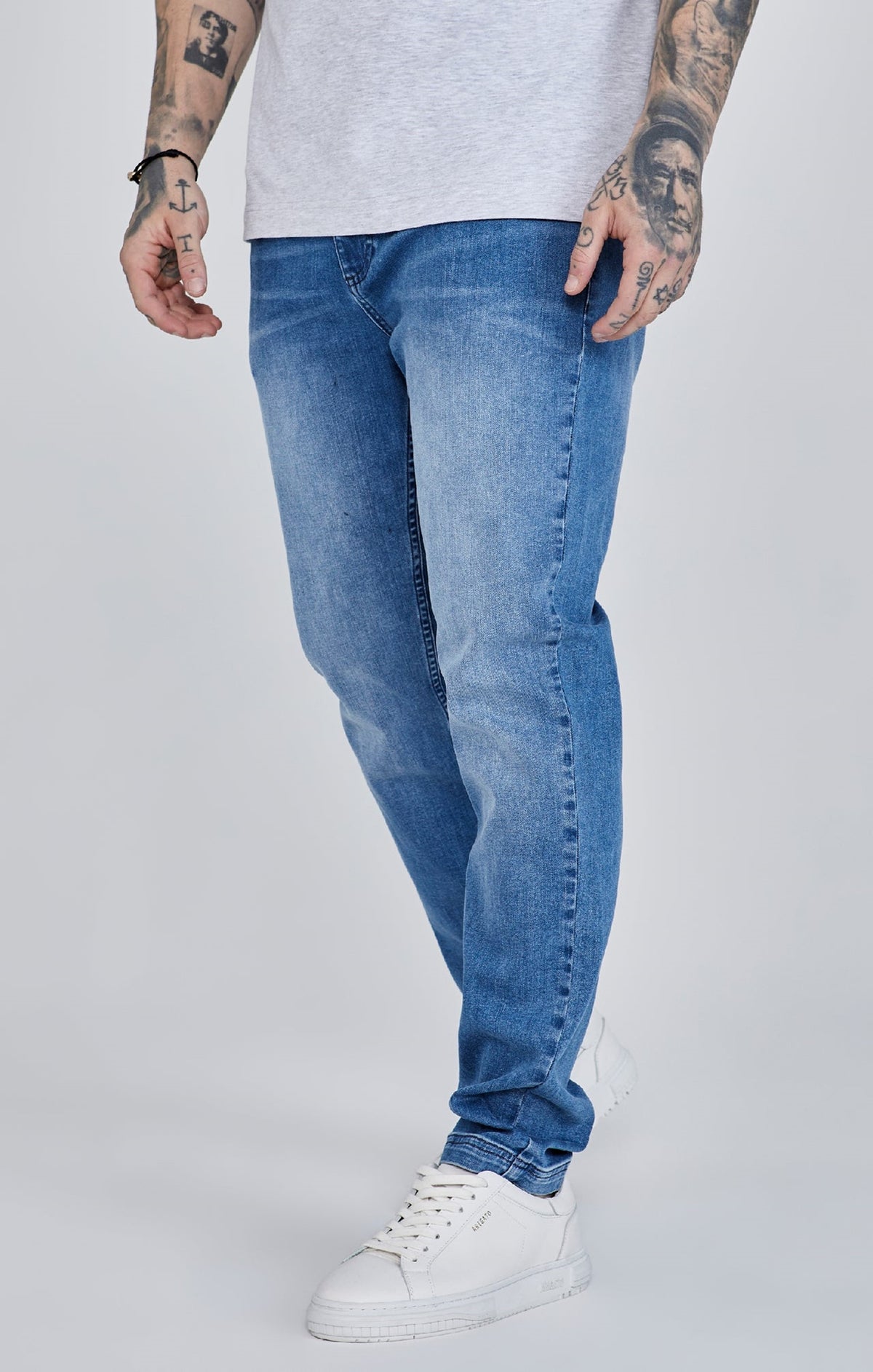 Slim Fit Jeans Bundle Blue/Black SikSilk UK