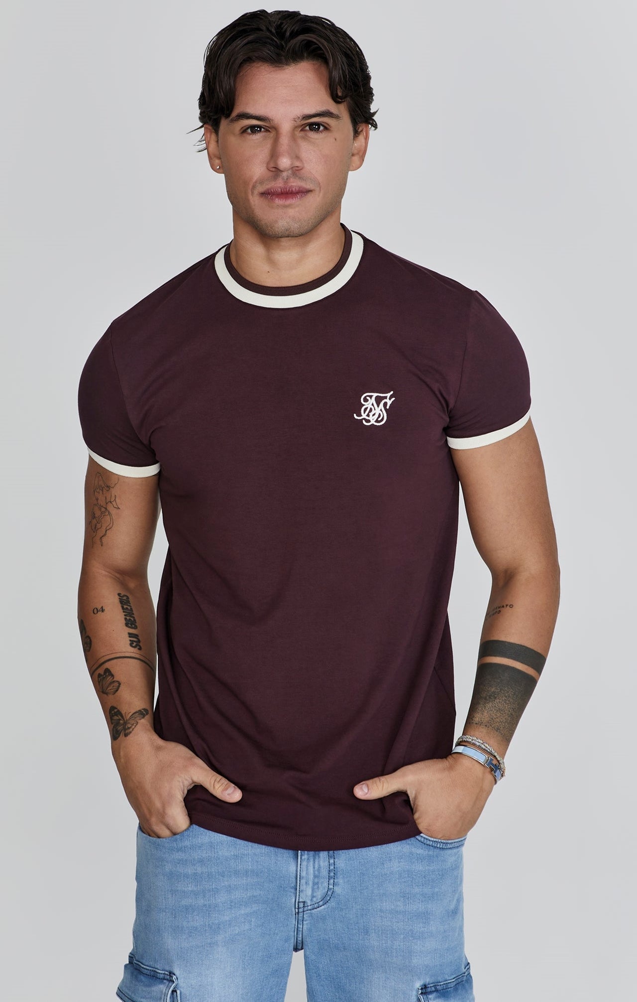 Ringer T-Shirt Bundle Green/Burgundy