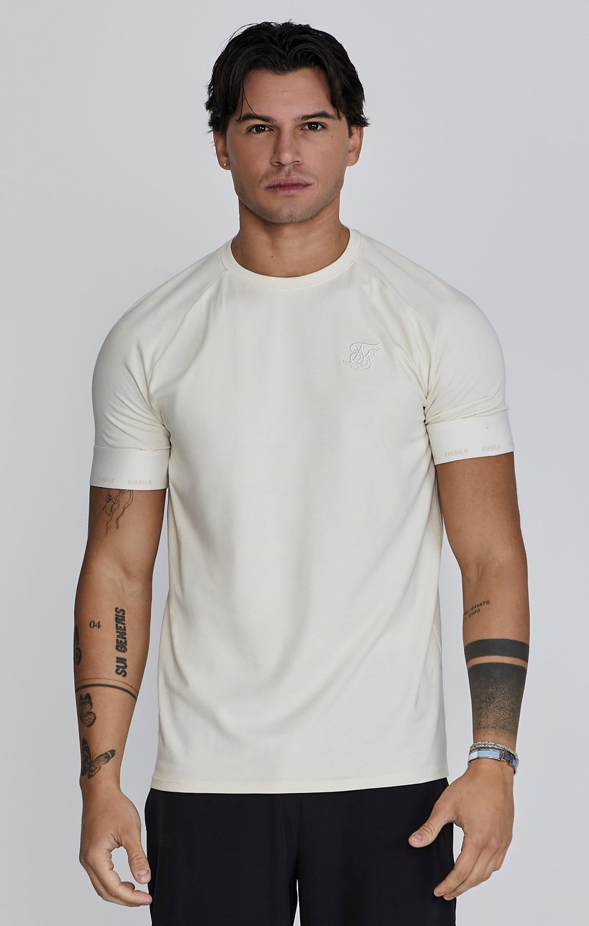 Tech TShirt Bundle Ecru/Blue SikSilk UK