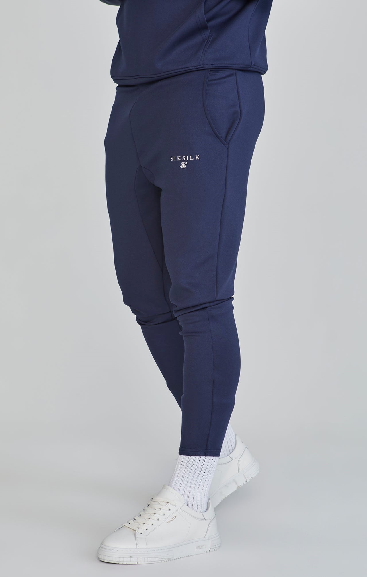 Essentials Poly Joggers Bundle Grey/Navy