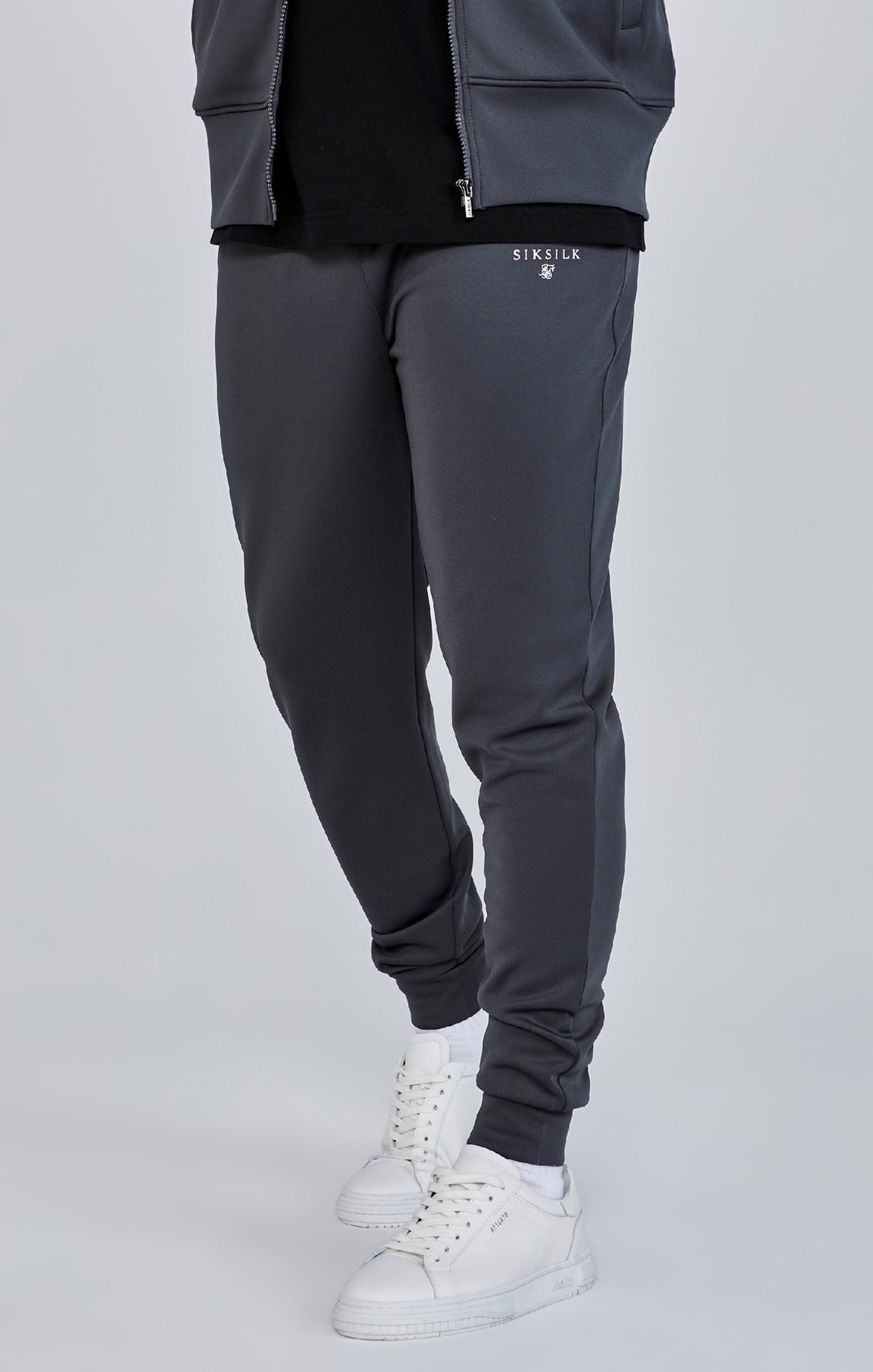 Essentials Poly Track Pants Bundle Black/Grey