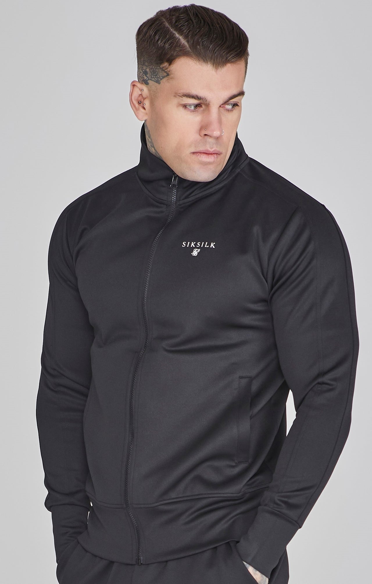 Essential Poly Track Top Bundle Black/Grey