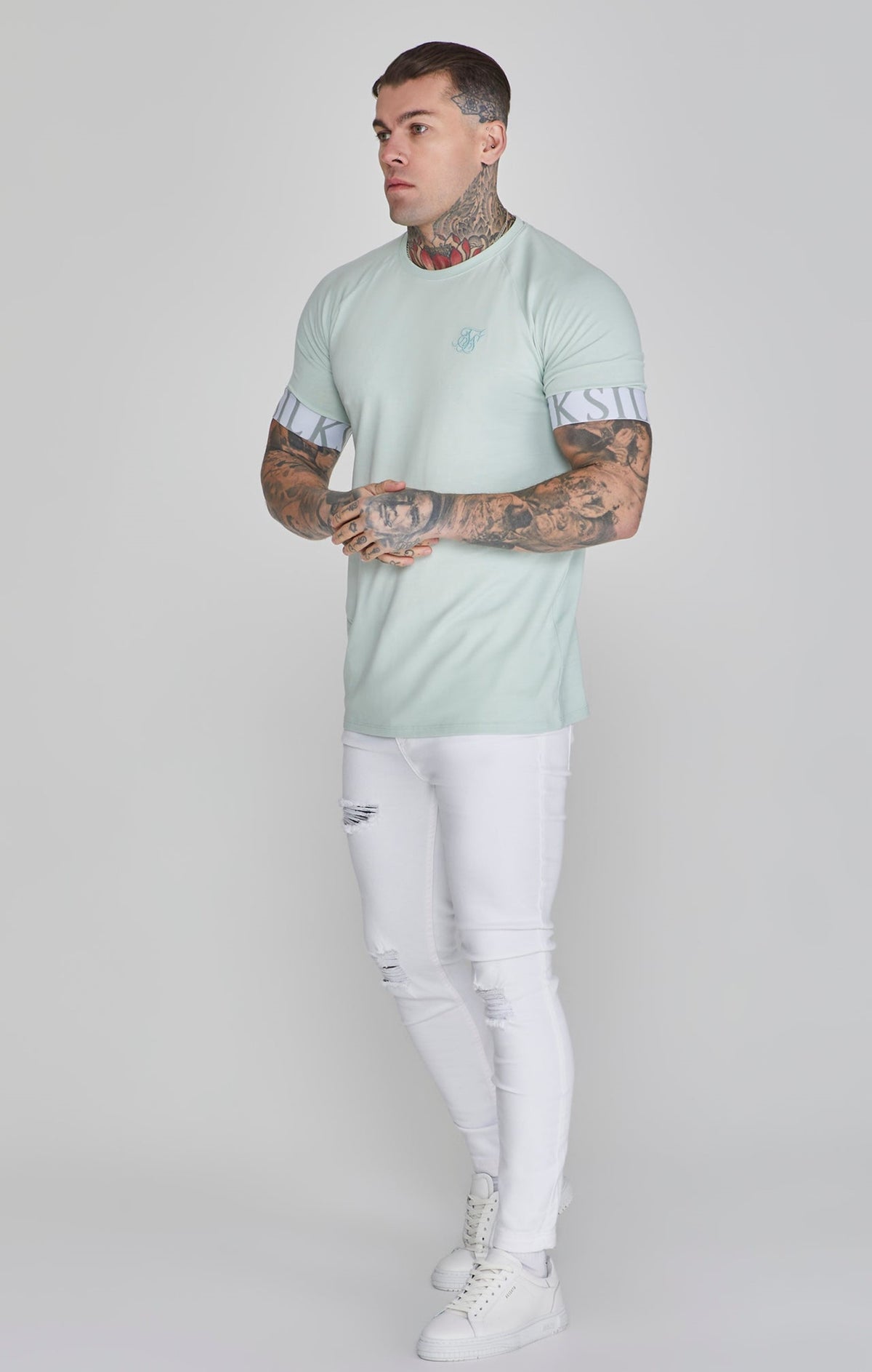 Tech TShirt Bundle Peach/Green SikSilk UK