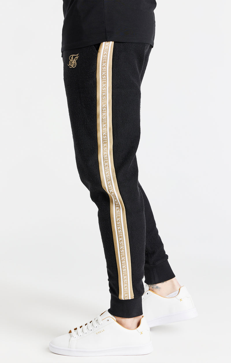Black Eminent Loop Back Cuff Pant