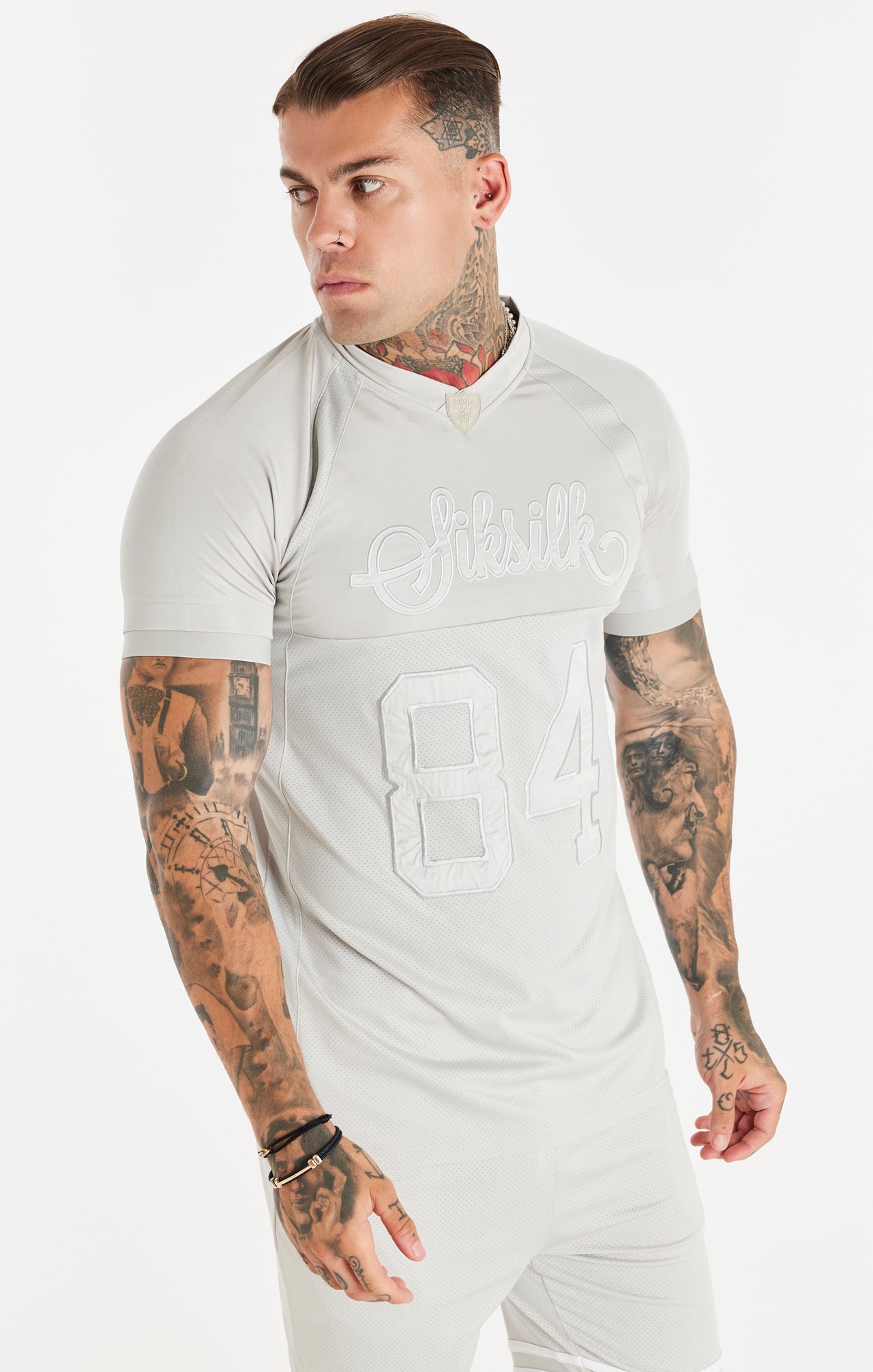 Grey Stretch Sports T-Shirt
