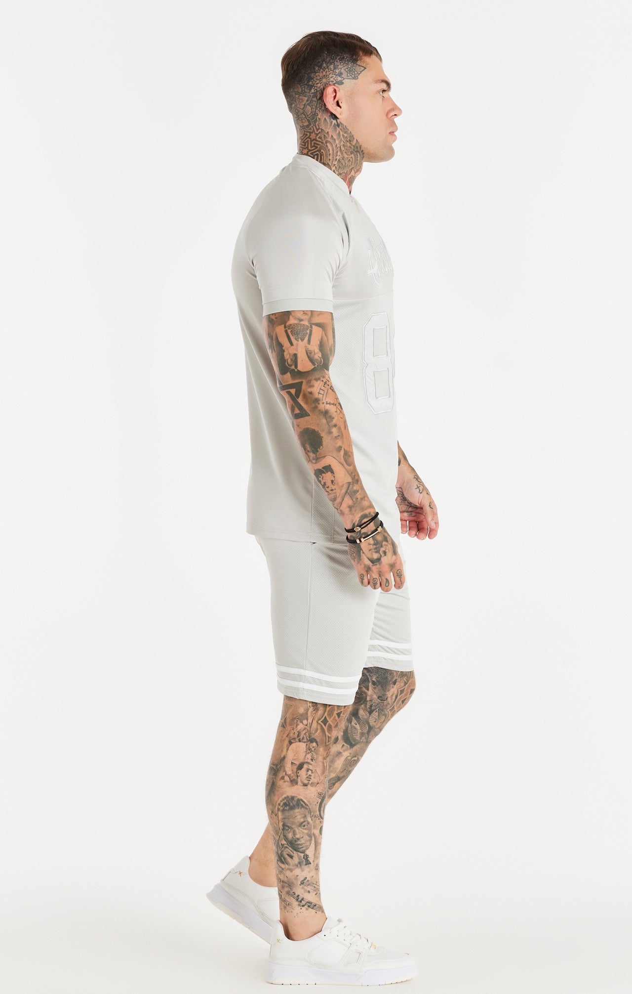 Grey Stretch Sports T-Shirt (3)