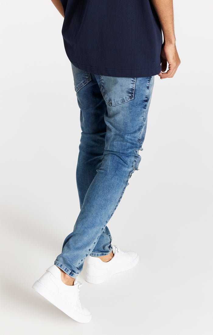 Light Blue Distressed Slim Fit Jean (2)
