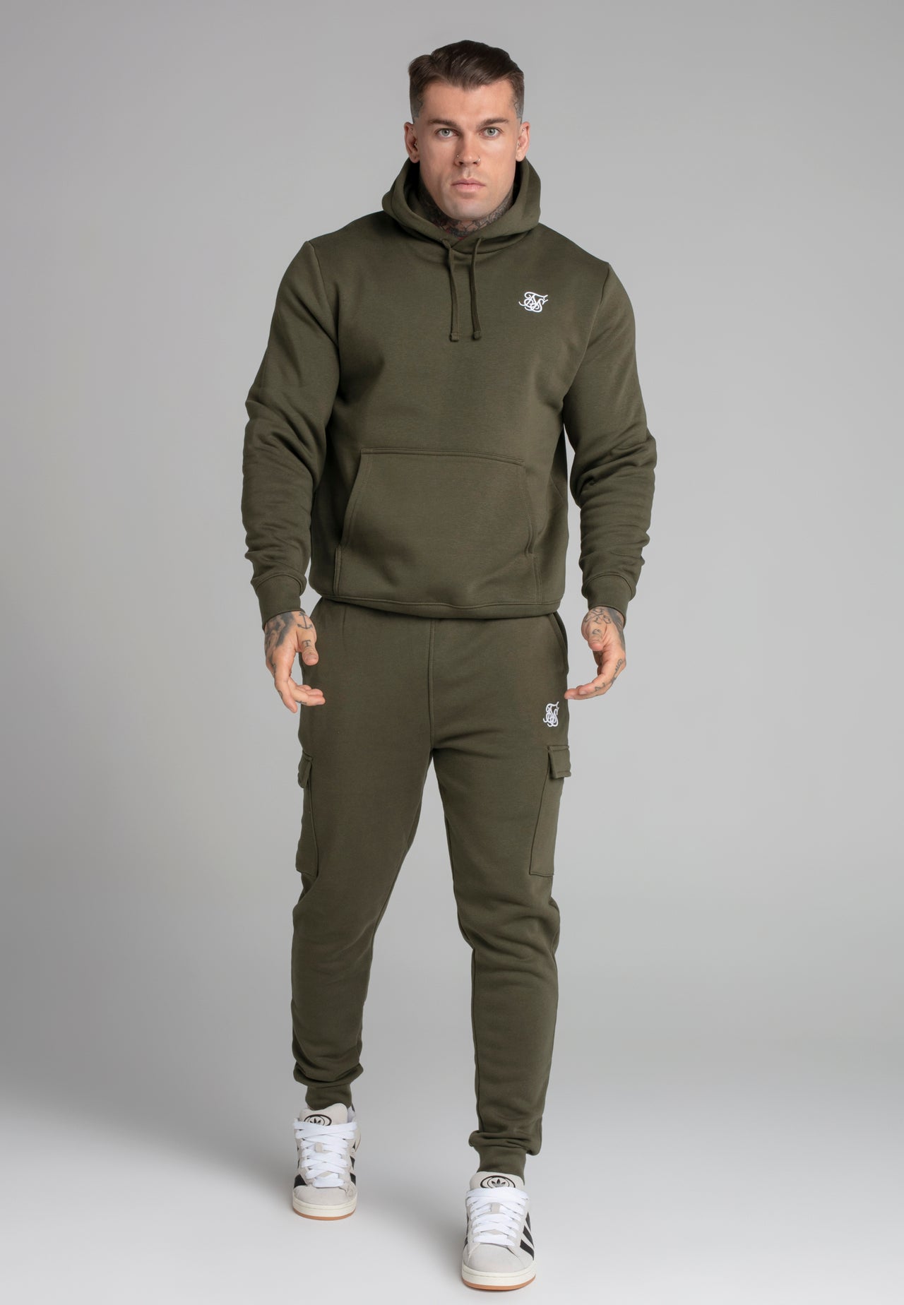 Khaki Essential Overhead Hoodie (1)