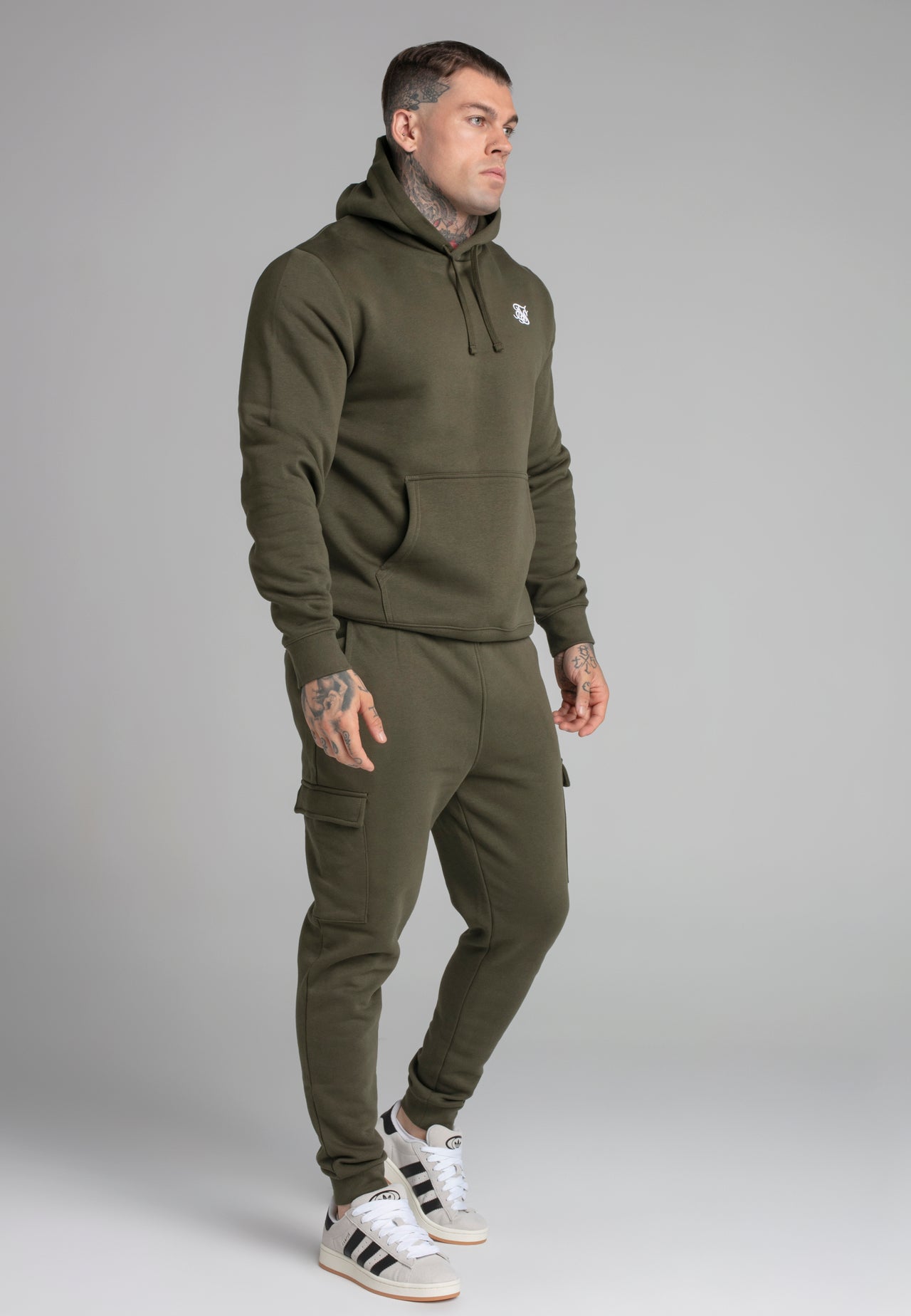 Khaki Essential Overhead Hoodie (3)