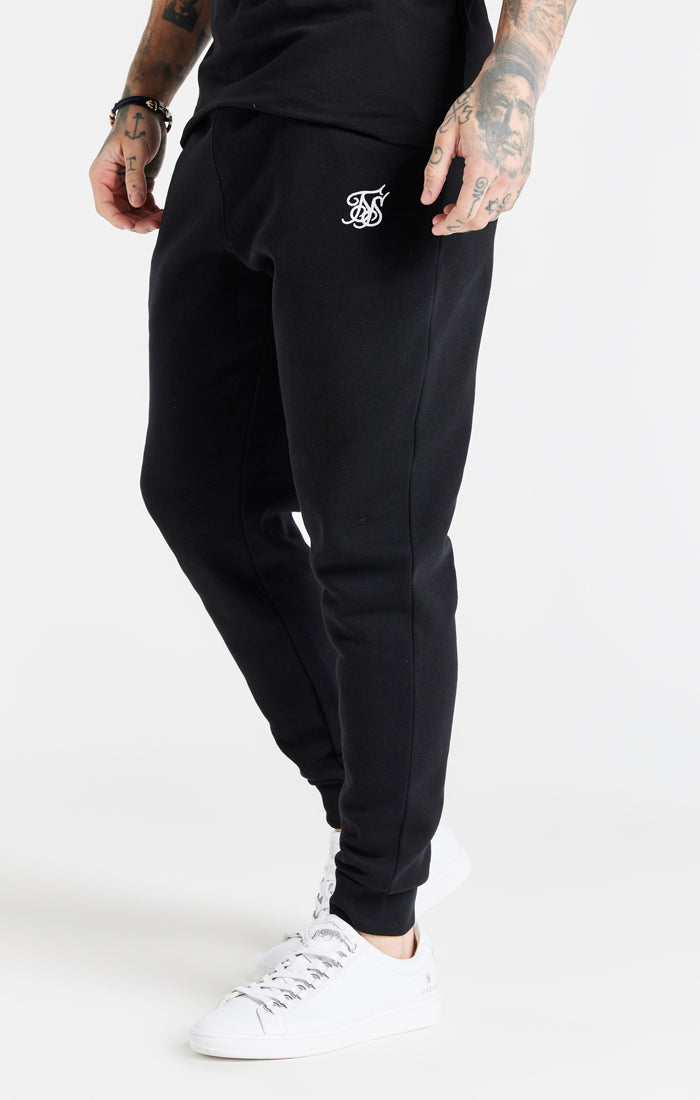 Black Essential Cuffed Jogger