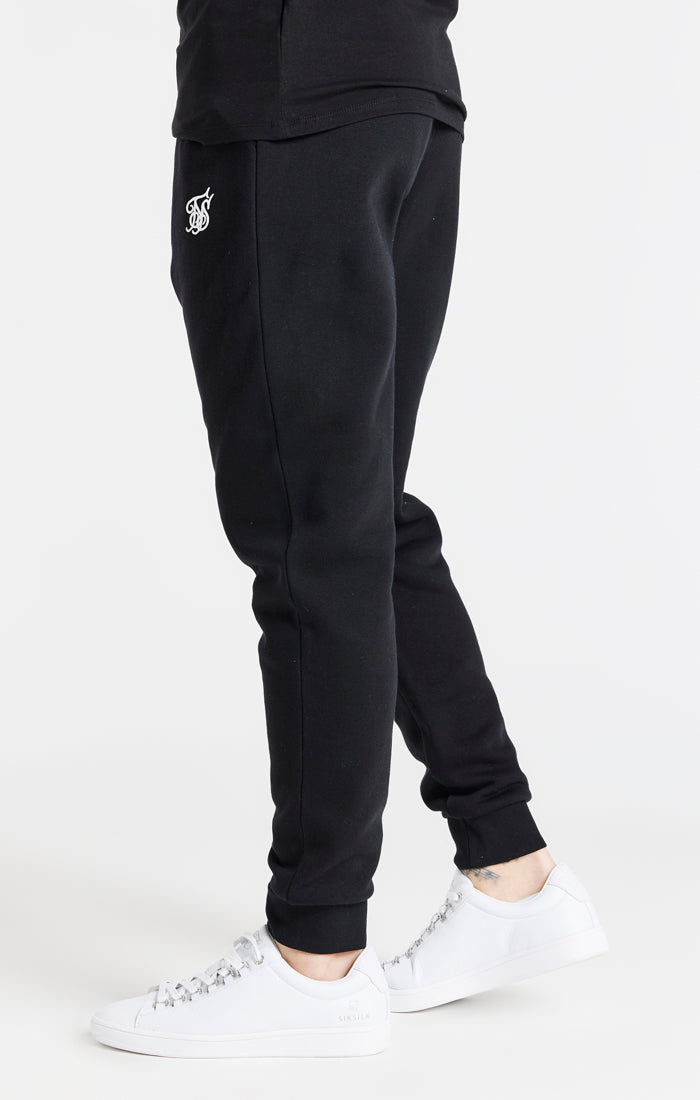 Black Essential Cuffed Jogger (1)