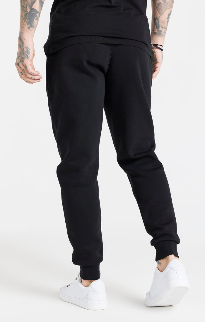 Black Essential Cuffed Jogger (3)