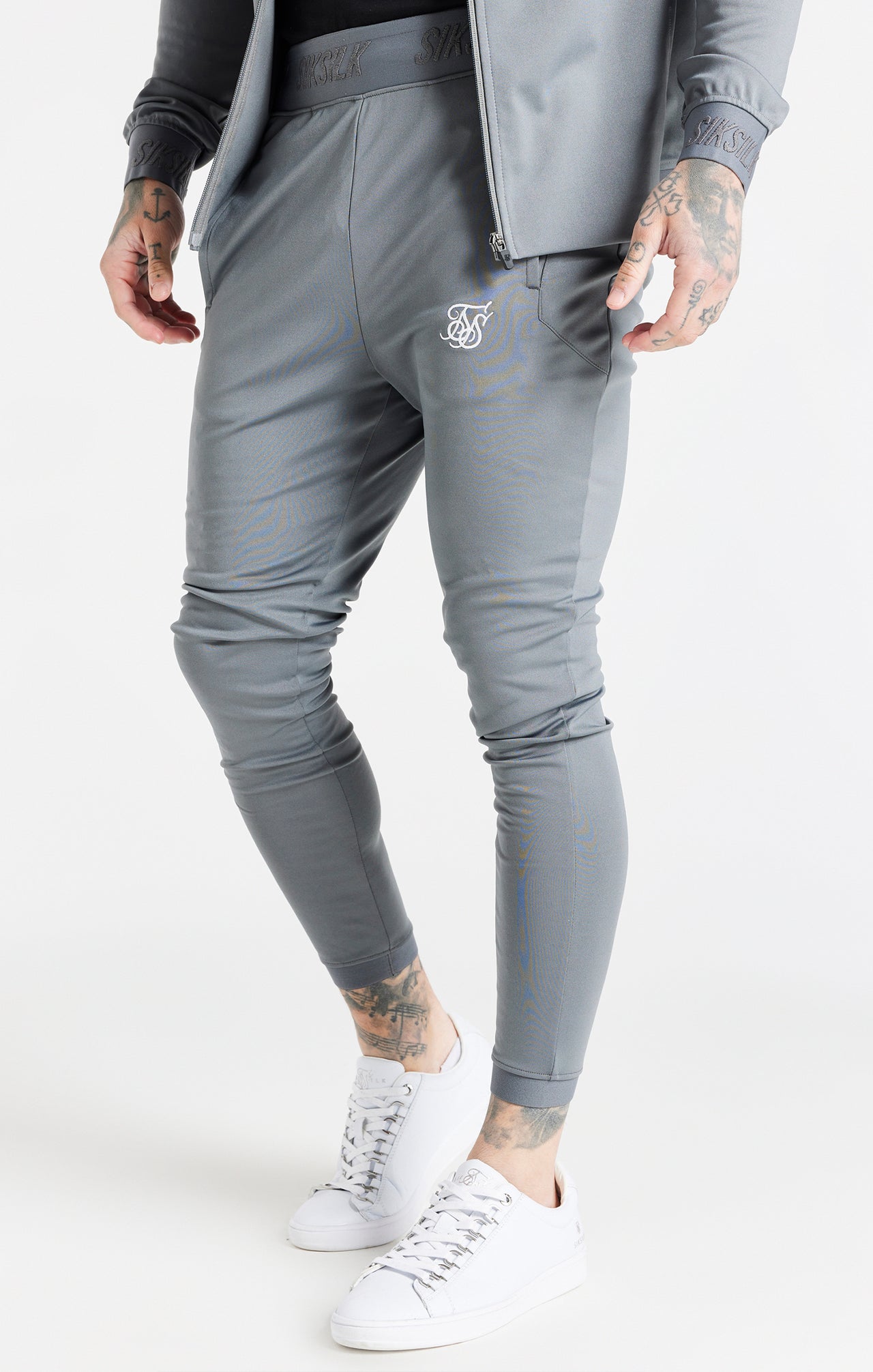 SikSilk Agility Track Pant - Grey