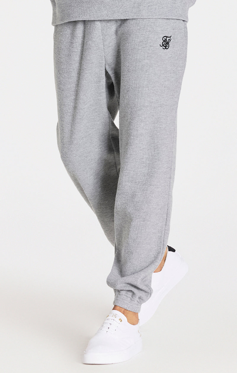 Grey Relaxed Rib Pant
