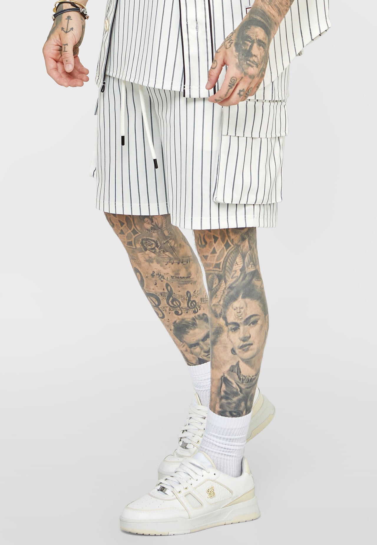 Ecru Anniversary Basketball Cargo Short