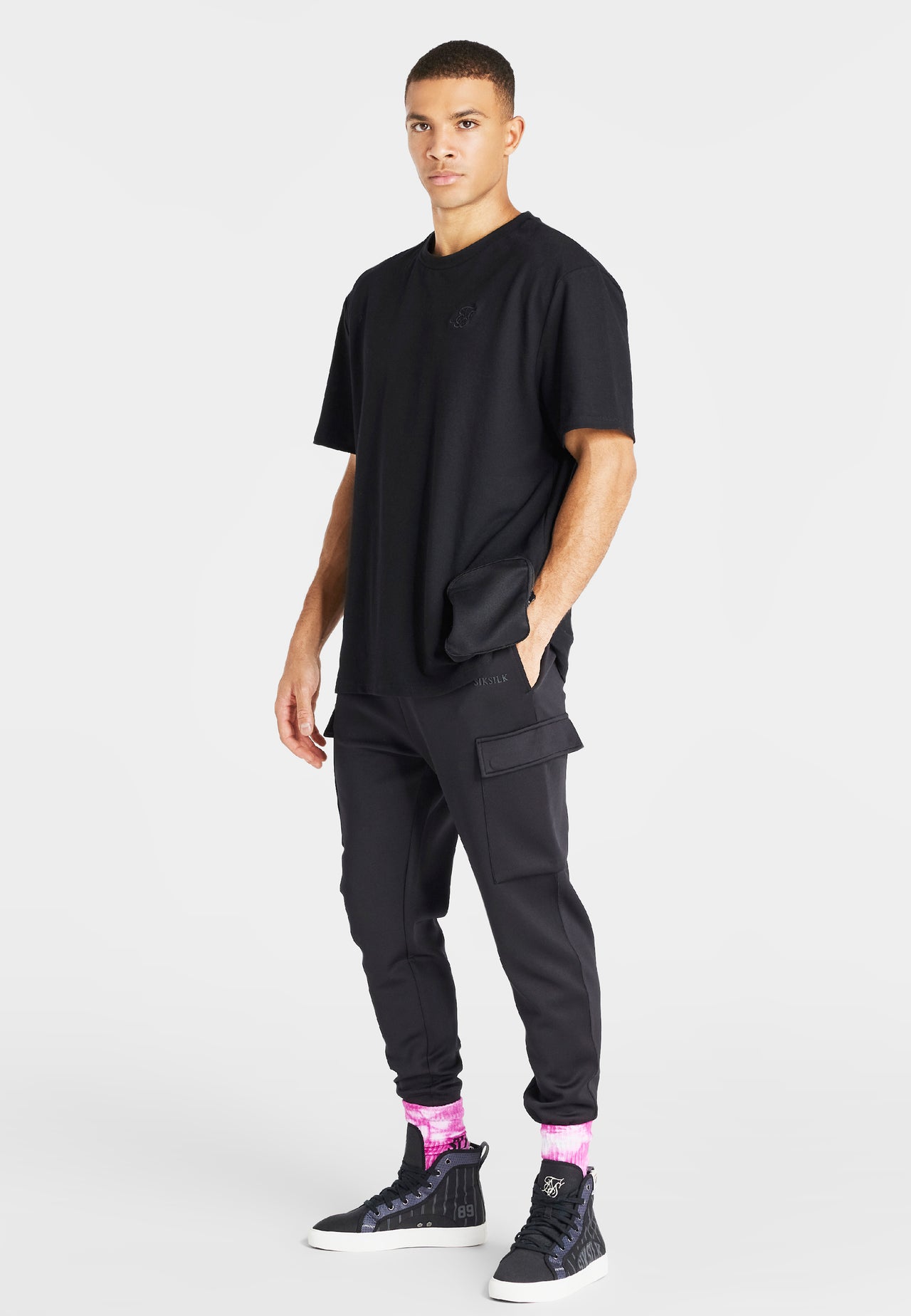 Black Pocket Oversized T-Shirt (1)