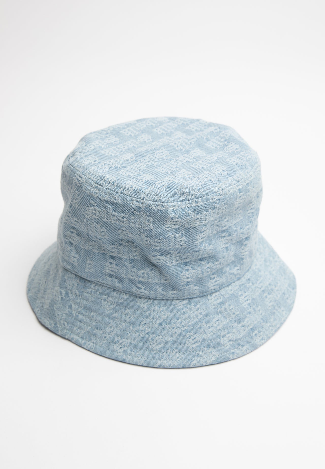 SikSilk Jacquard Denim Bucket Hat - Light Blue (1)