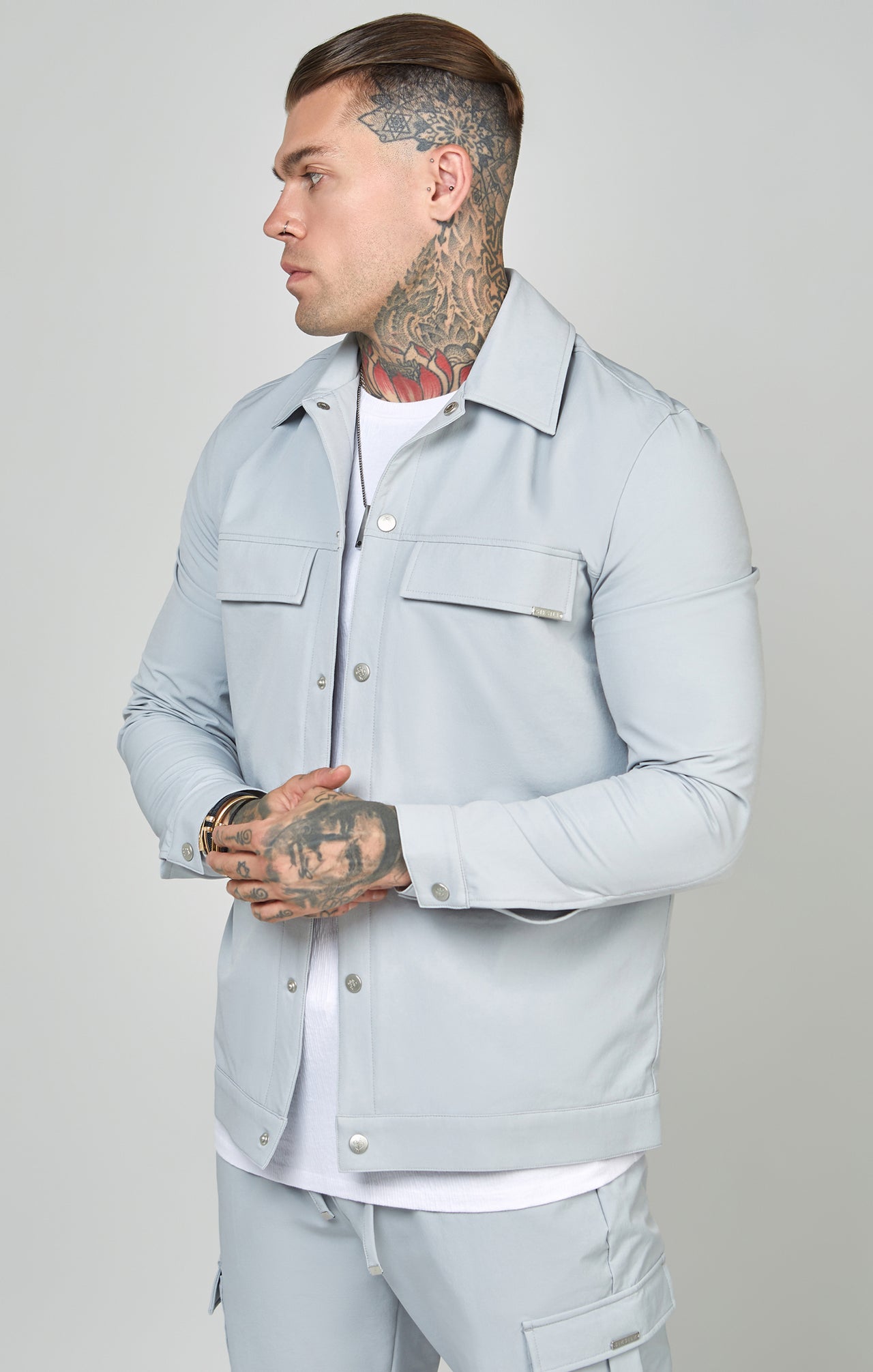 Grey Utility Overshirt (3)