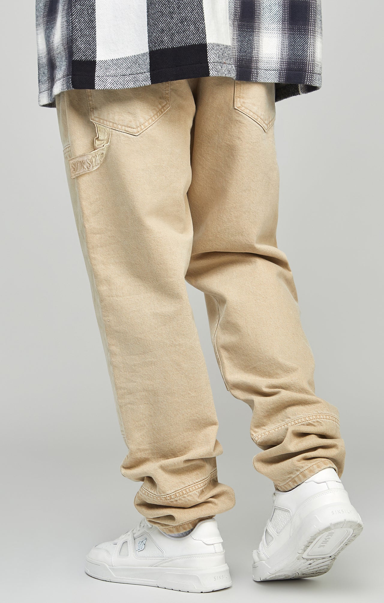 Ecru Straight Fit Carpenter Denim (4)