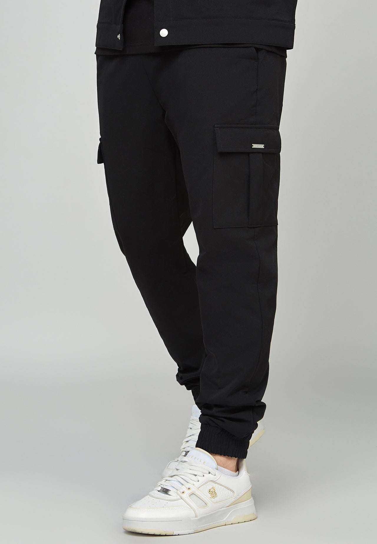 Black Utility Cargo Jogger