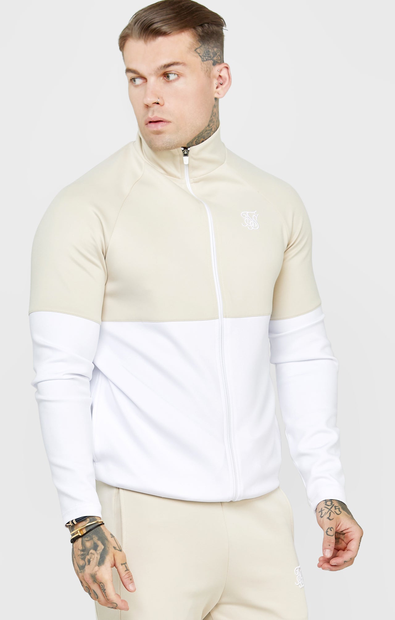 Stone Taped Raglan Track Top
