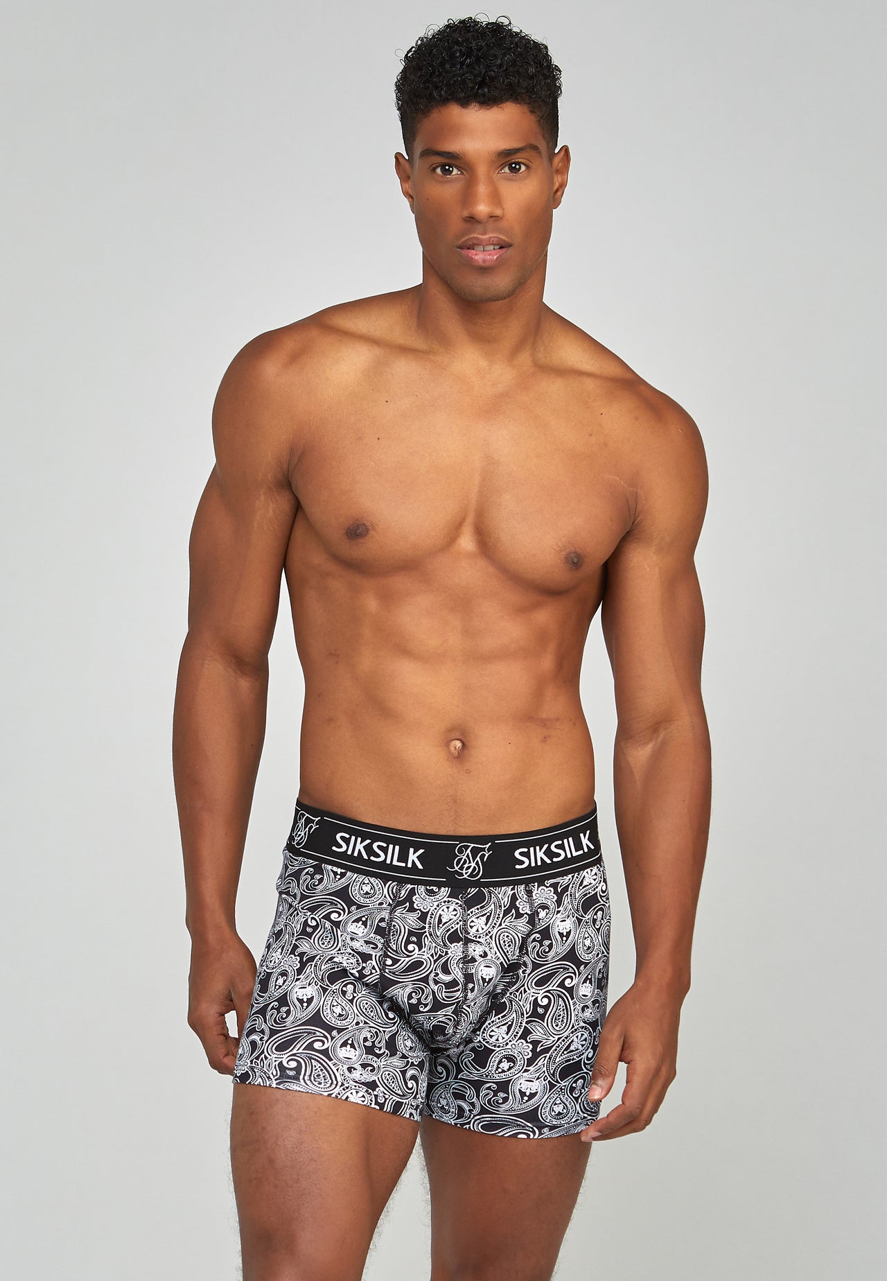 Black 3Pk Paisley Boxer (1)