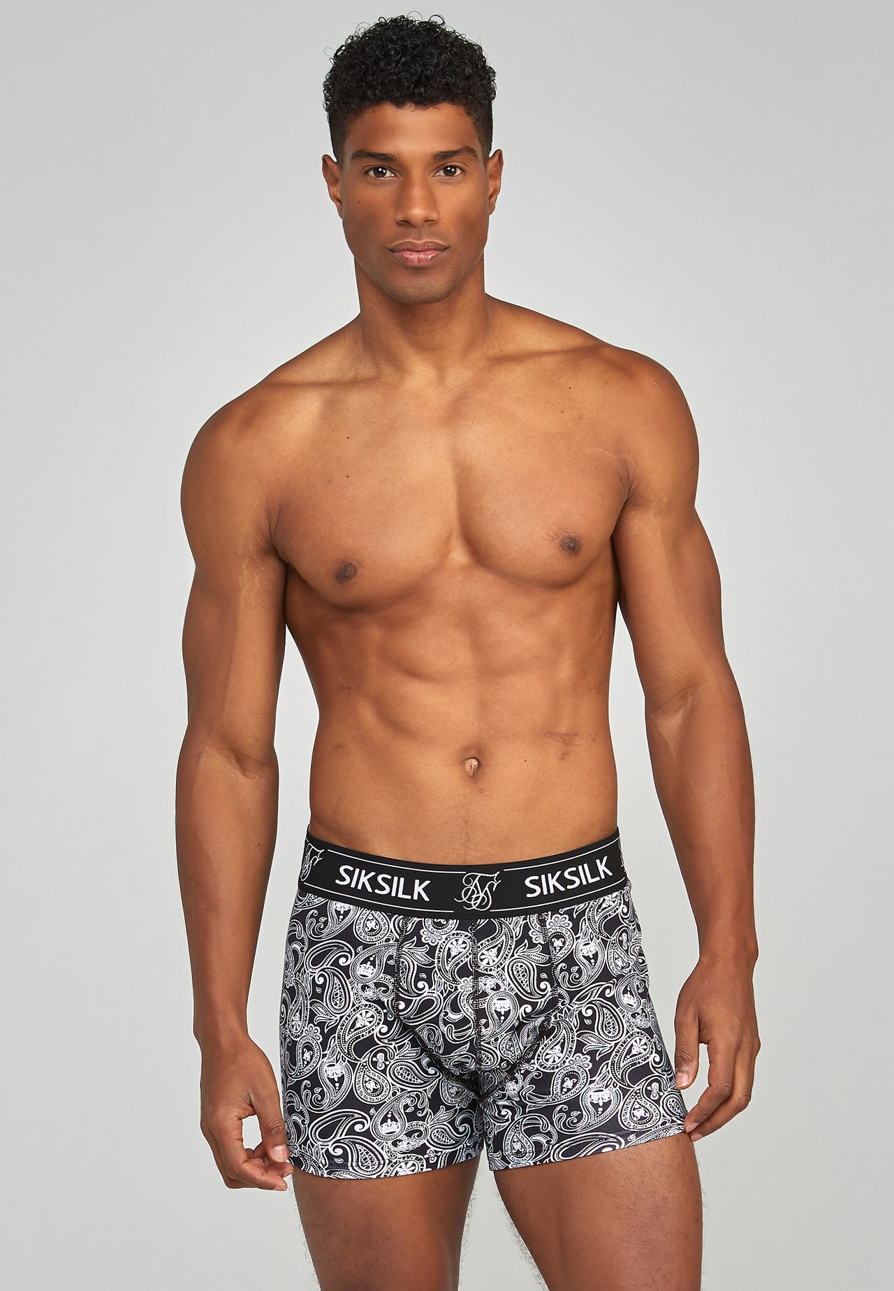 Black 3Pk Paisley Boxer (2)