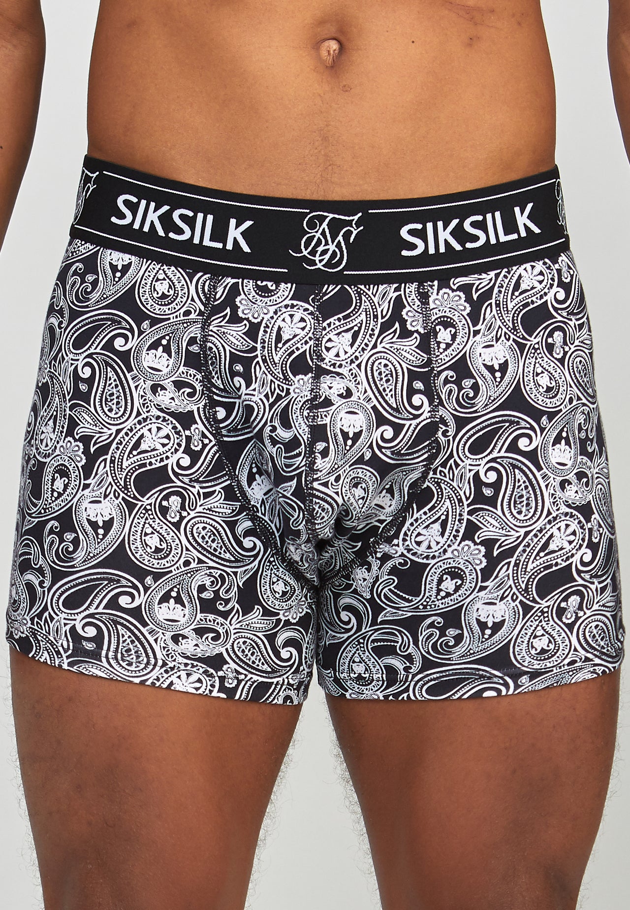 Black 3Pk Paisley Boxer (3)