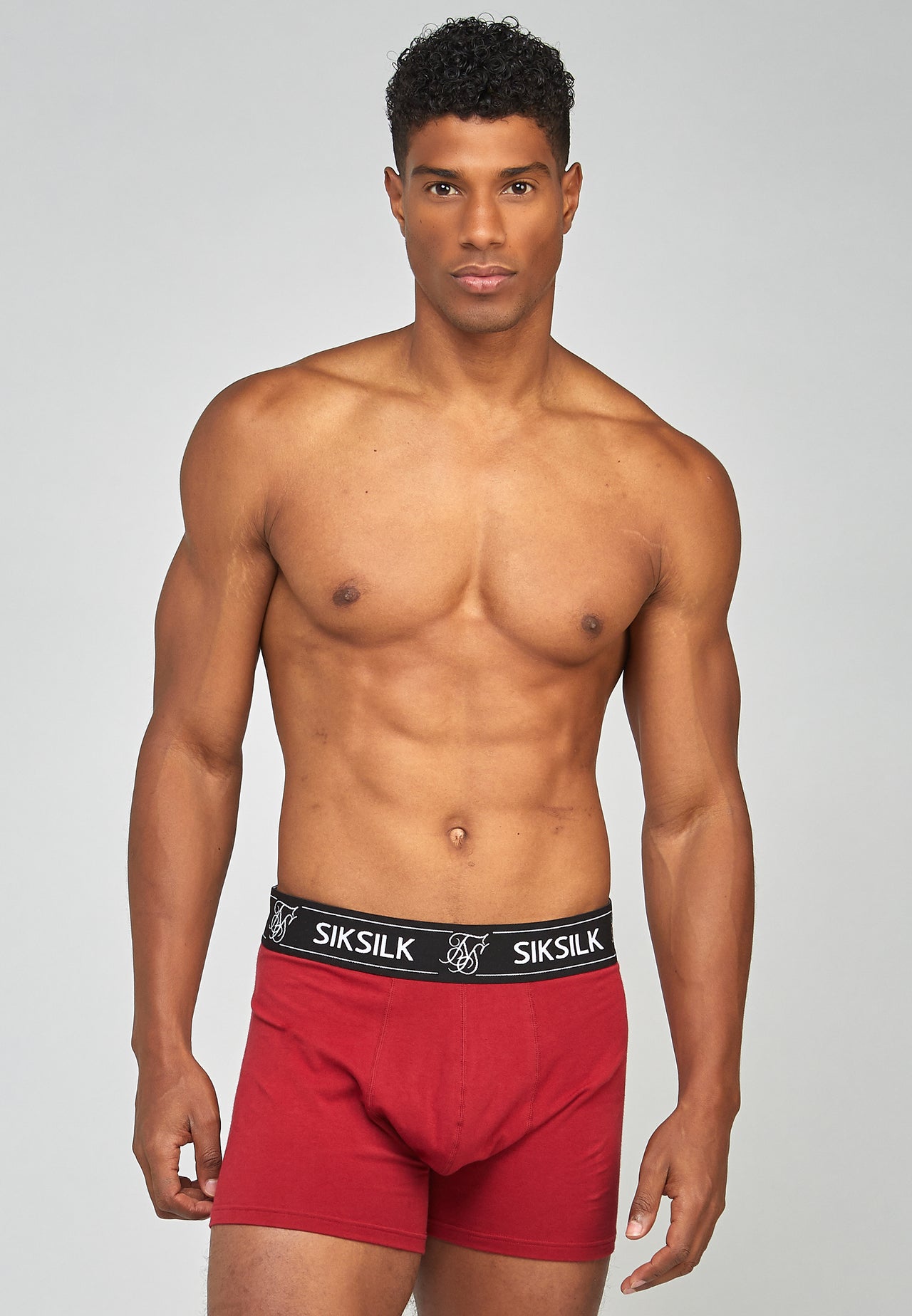 Multi 3Pk Boxer - Black, Navy, Burgundy (2)