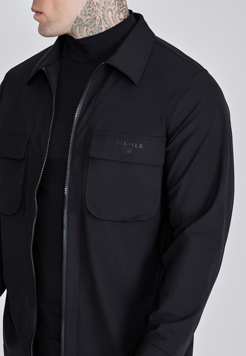 Black Utility Overshirt (1)