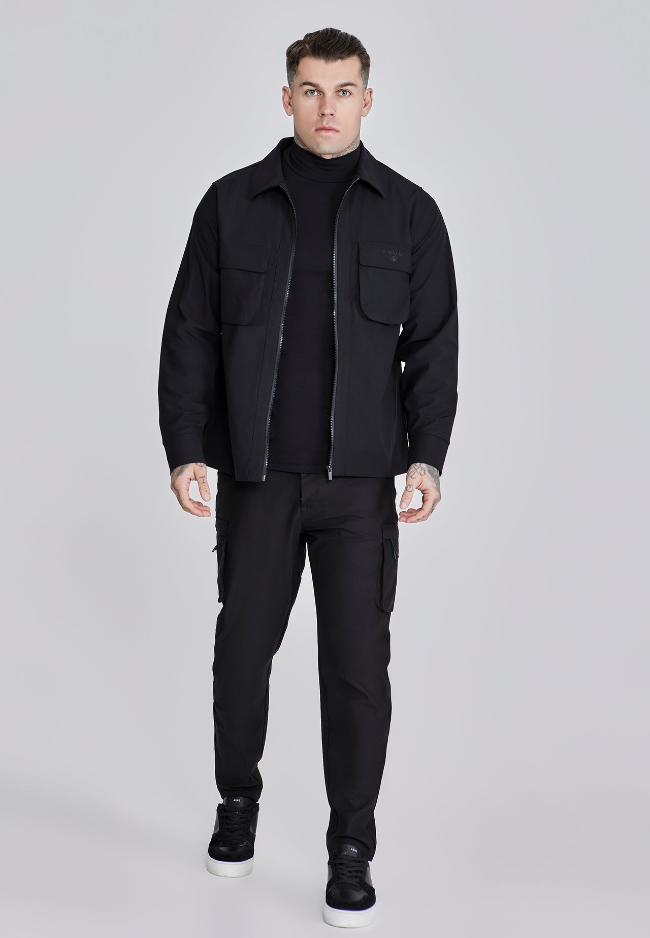 Black Utility Overshirt (2)